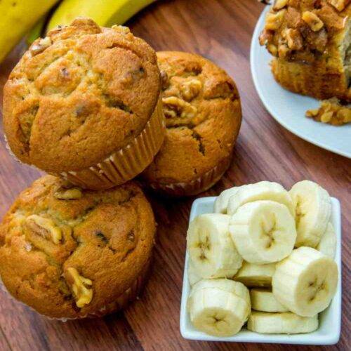 Banana Choco Chip Muffins