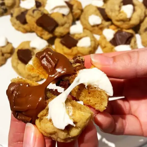 Fruity Pebble Marshmallow Cookies