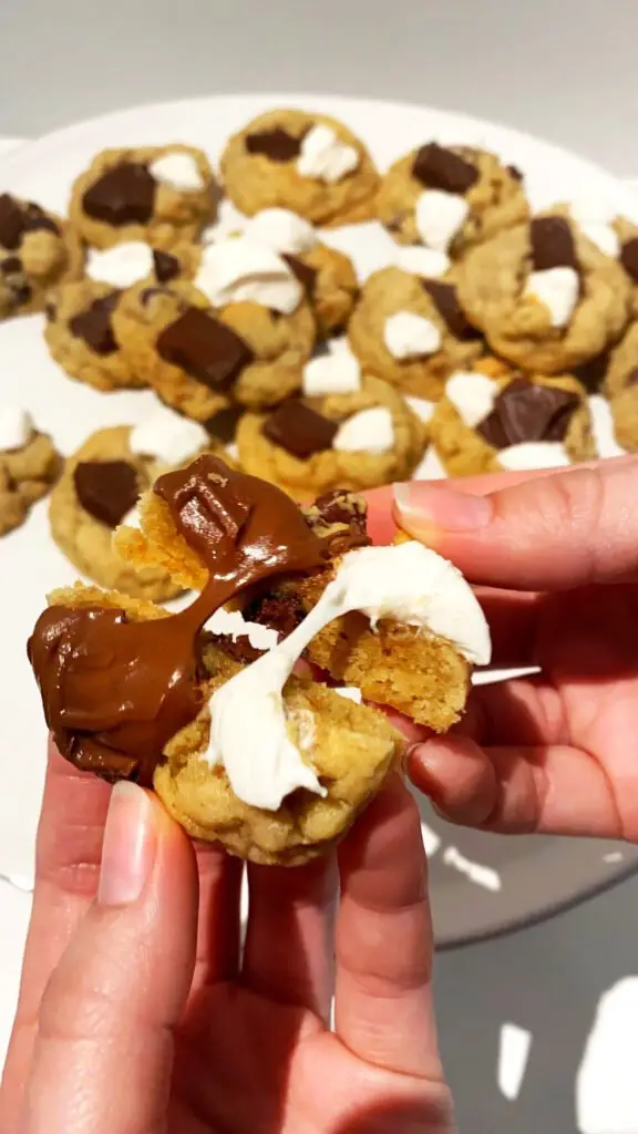 Fruity Pebble Marshmallow Cookies