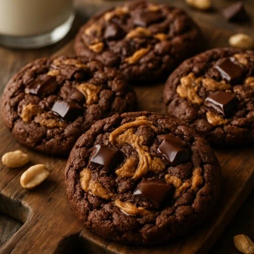 Chocolate Peanut Butter Cookies