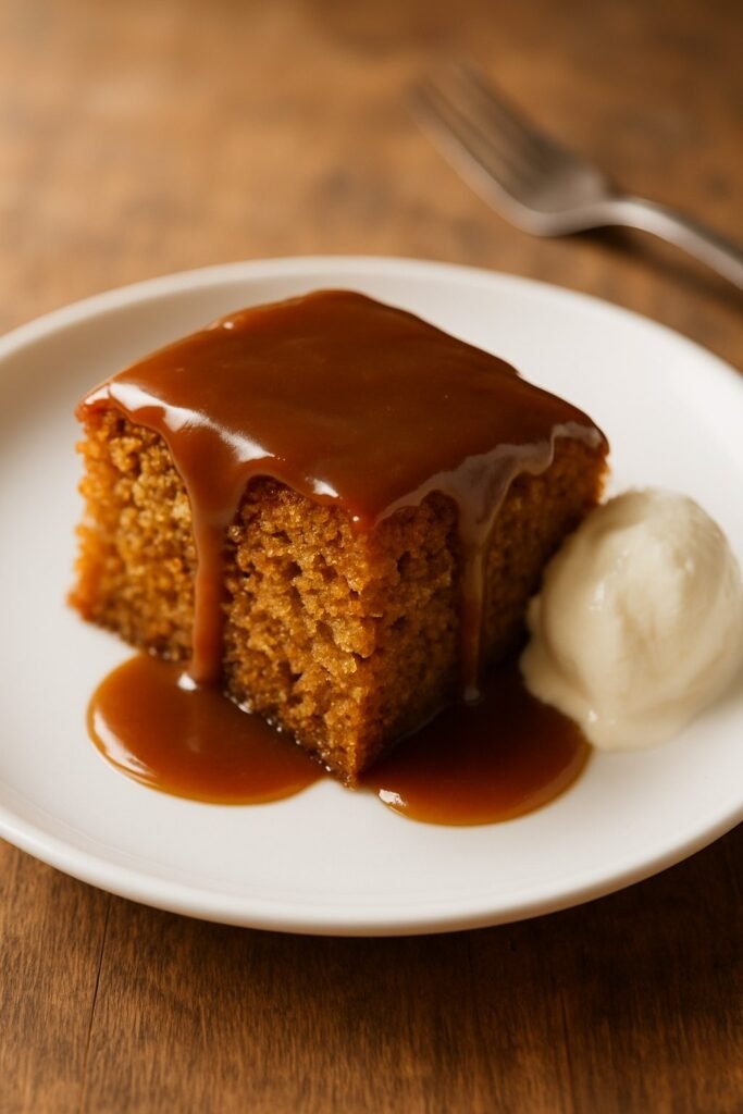 Lighter Sticky Toffee Pudding Cake